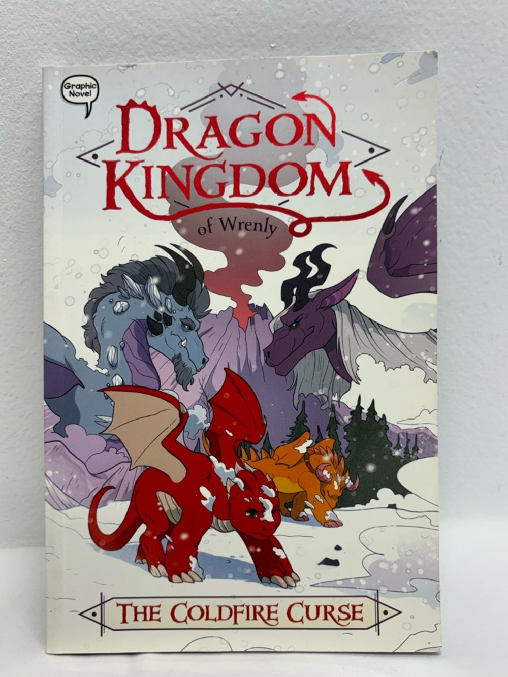 Dragon Kingdom #1 of Wrenly:The Coldfire Curse - Graphic Novel Red, Purple, Blue